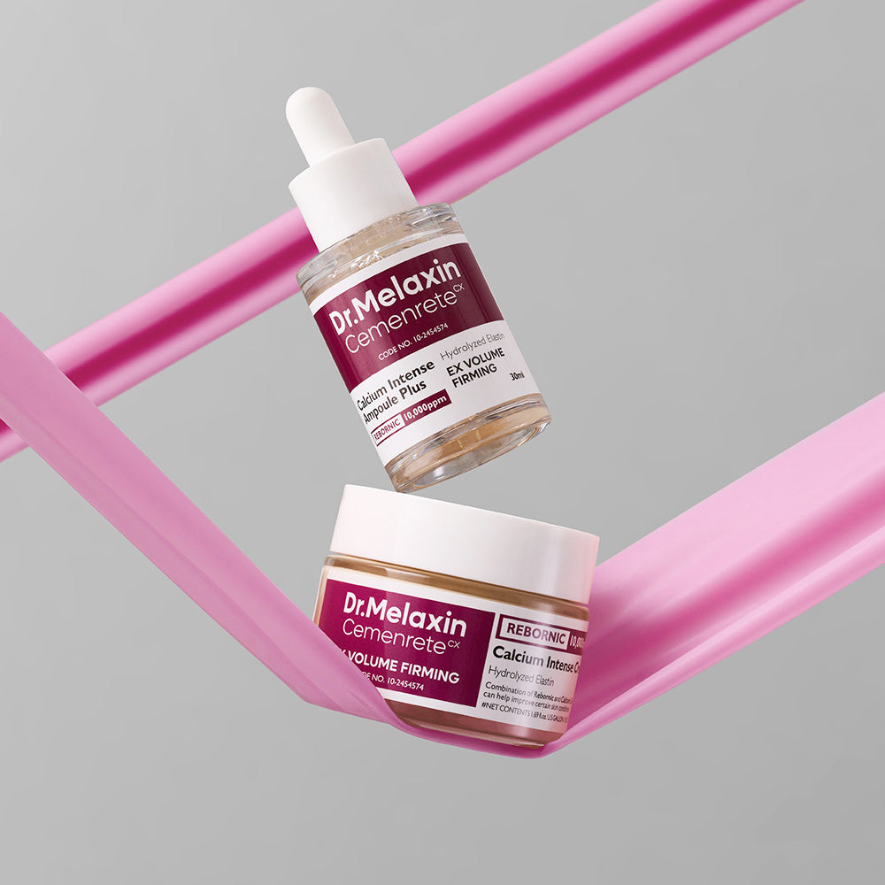 DR.MELAXIN Cemenrete Calcium Eye Cream & Volume Serum Set (Set of 2) - Korean skincare set