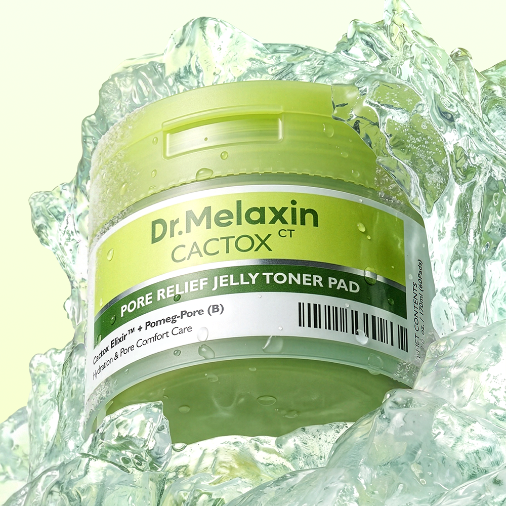 DR.MELAXIN Cactox Pore Relief Jelly Toner Pad - Korean toner pads