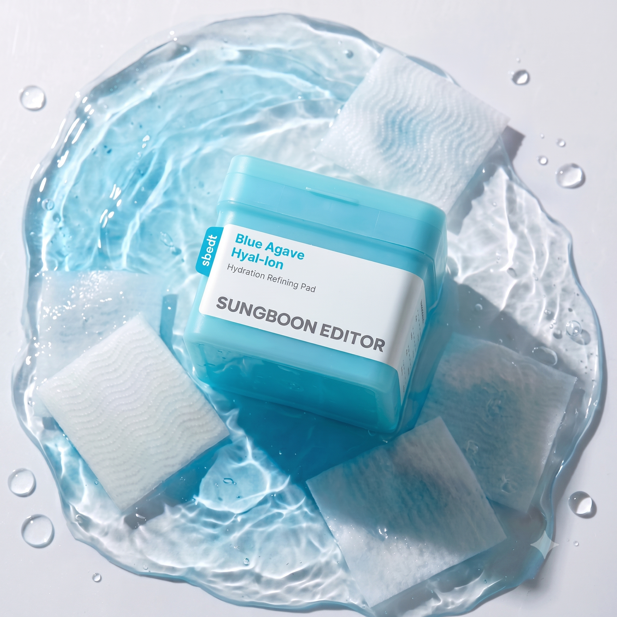 SUNGBOON EDITOR Blue Agave Hyaluronic Toner pads 60 pcs