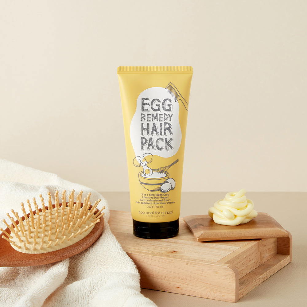TOO COOL FOR SCHOOL Egg Remedy Hair Pack 200g (3 Pack)