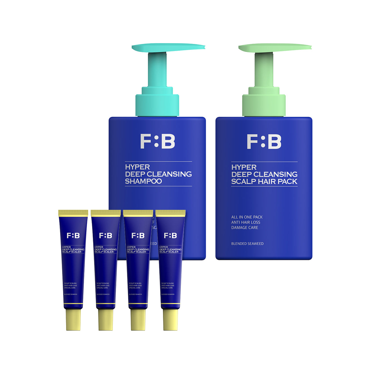 FORBEAUT Hyper Deep Cleansing 3-Piece Set - Korean hair care set