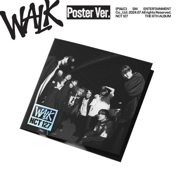 NCT 127 6th Album Walk (Poster Ver.) available on Koolseoul.com, your Korean Eshop from Seoul !