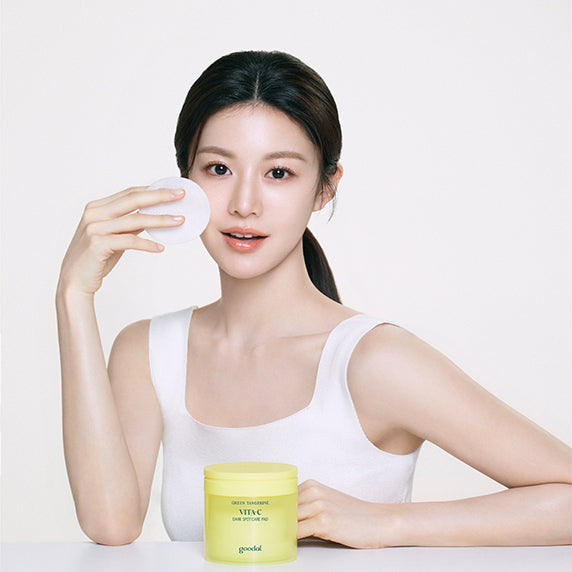 GOODAL Green Tangerine Vita C Dark Spot Care Pad 160ml/70p | Kool Seoul