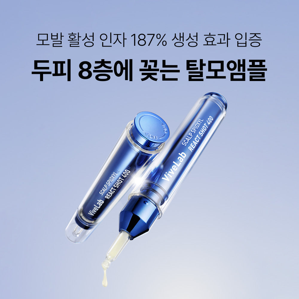 VIVELAB Scalp Spioxyl React Shot 400 - Korean scalp ampoule, view 2