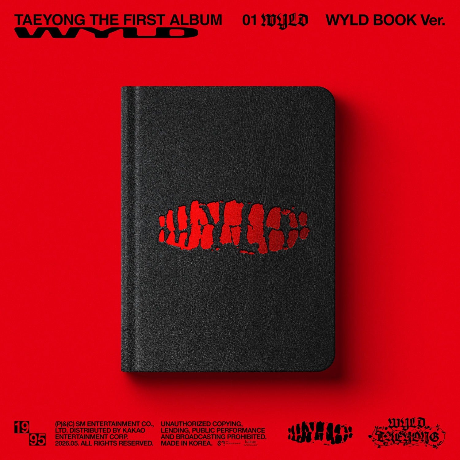 TAEYANG - 1st Full Album [WYLD] (WYLD BOOK Ver.) - Kpop Album Koolseoul