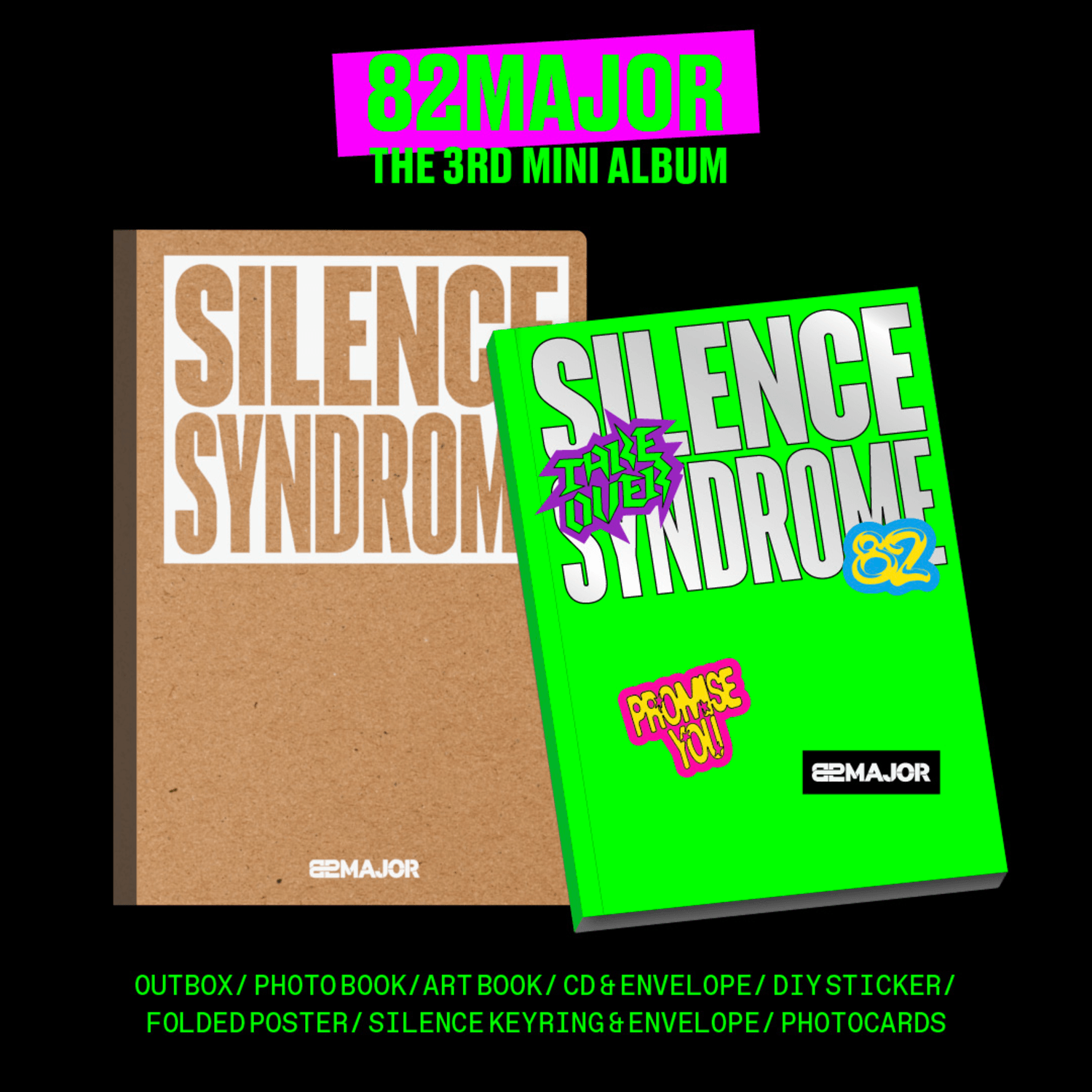 82MAJOR - [SILENCE SYNDROME] - Kpop Album | Kool Seoul - Buy Kpop Albums Online