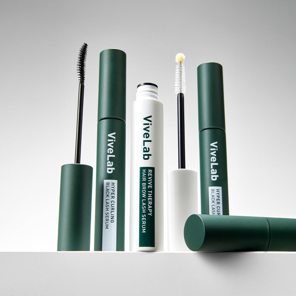 VIVELAB Hyper Curling Black Lash Serum & Hair Brow Lash Serum Set - Korean lash care set, view 2