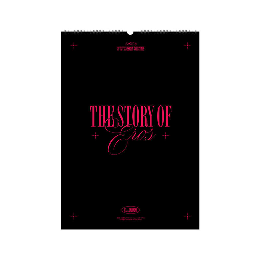 SEVENTEEN 2023 Day-off Wall Calendar