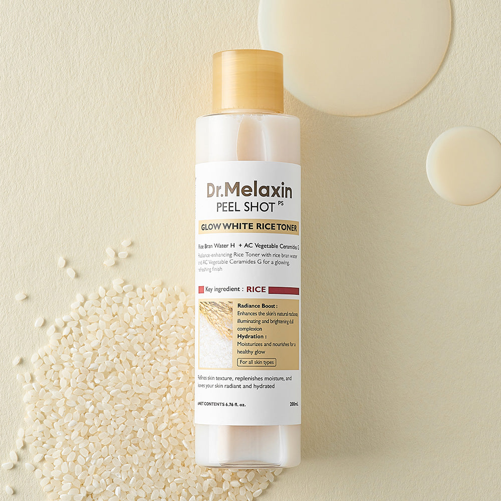 DR.MELAXIN Peel Shot White Rice Toner - Korean toner, view 2