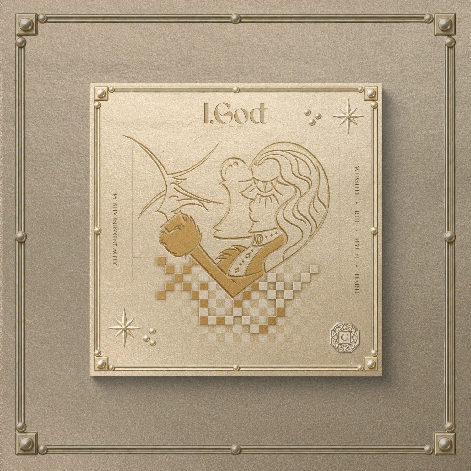XLOV - 2ND MINI ALBUM [I,God] (G VER.) - Kpop Album Koolseoul