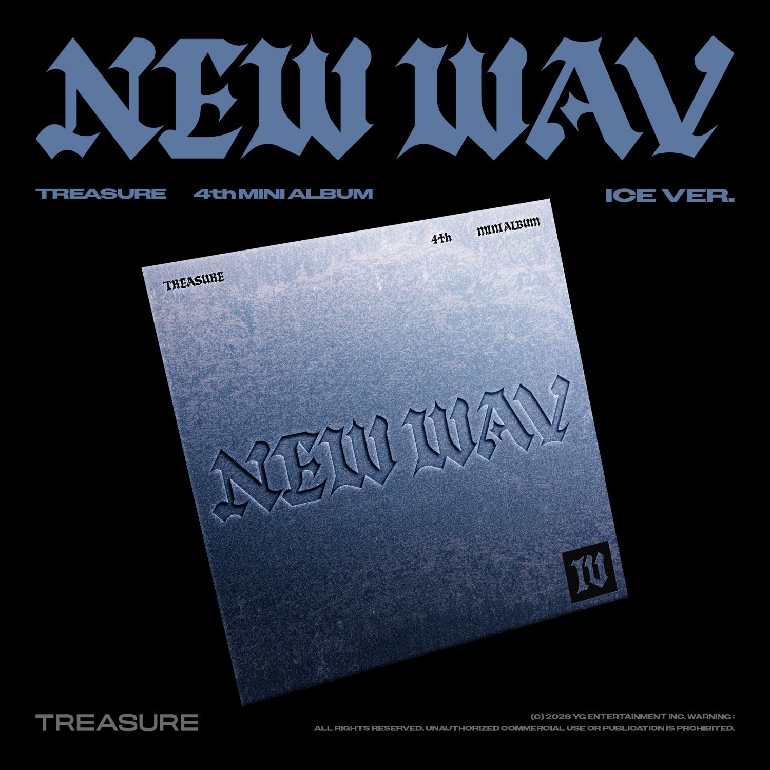 TREASURE - 4th MINI ALBUM [NEW WAV] ICE VER. - Kpop Album Koolseoul