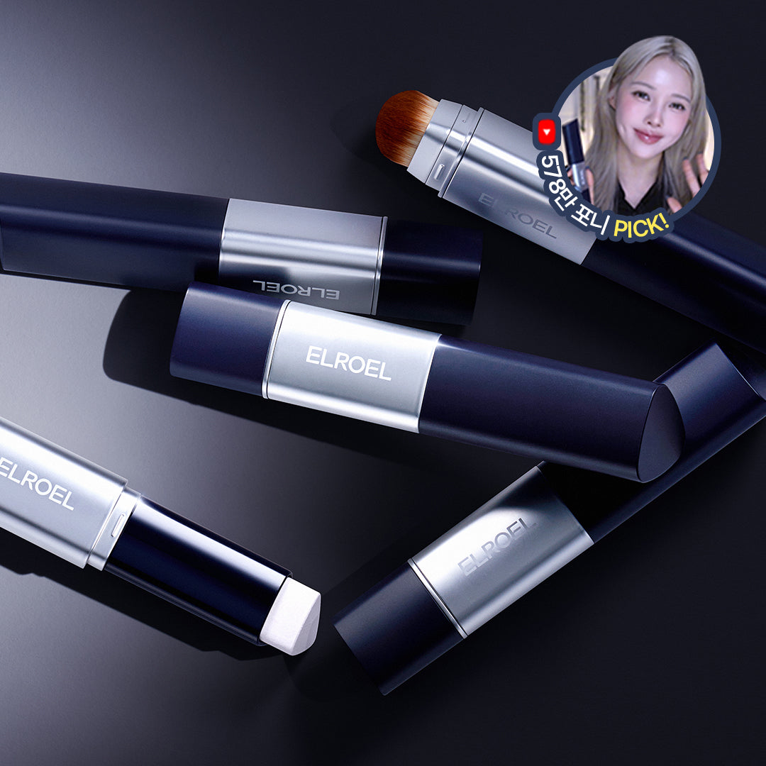 ELROEL 1-Minute Stick Foundation Navy - Korean stick foundation, view 2