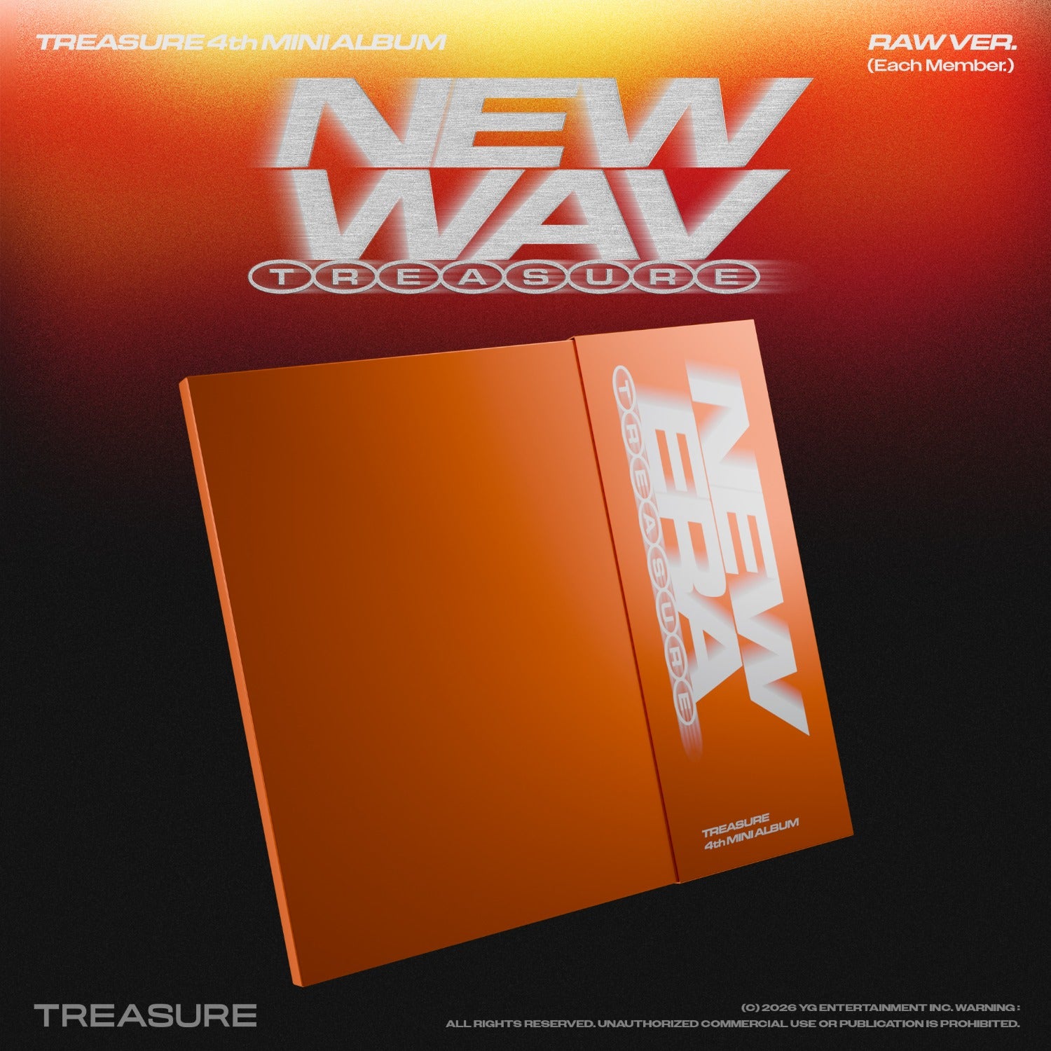 TREASURE - 4th MINI ALBUM [NEW WAV] RAW VER. (YOSHI) - Kpop Album Koolseoul