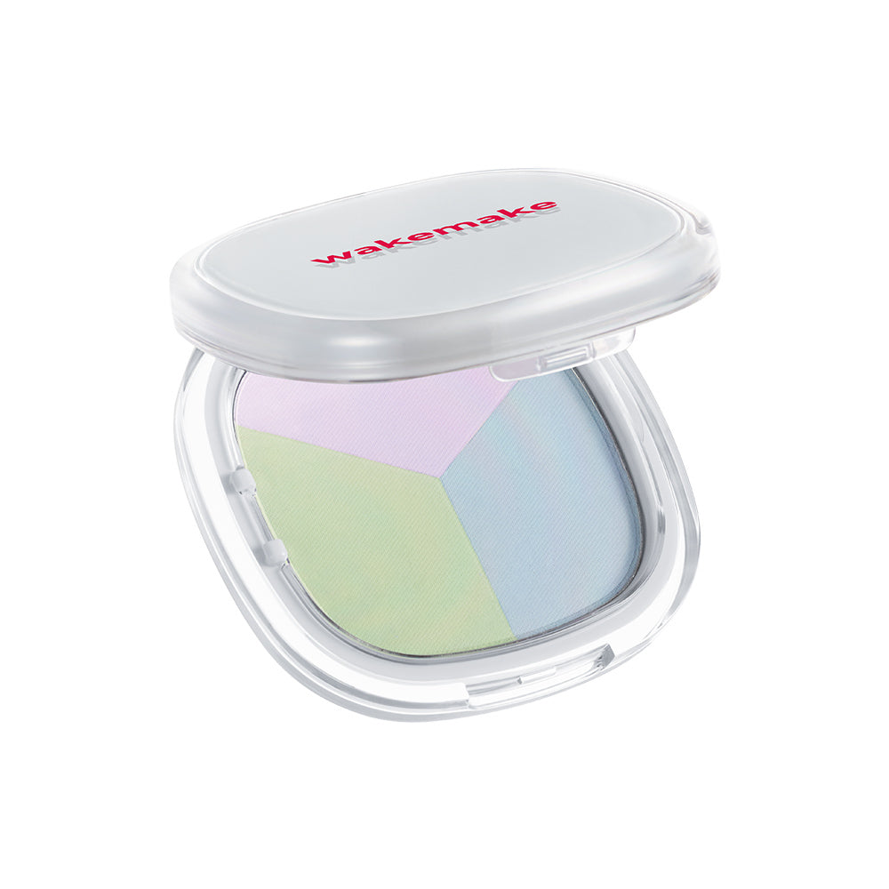 WAKEMAKE Stay Fixer Tone Correcting Pact - Korean Pressed Powder - 2