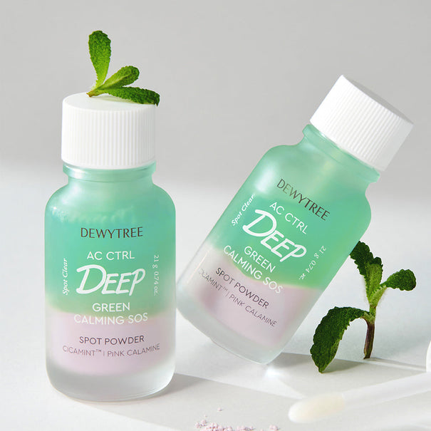 DEWYTREE AC CTRL Deep Green Calming SOS Spot Powder 21g available on Koolseoul.com, your Korean Eshop from Seoul !