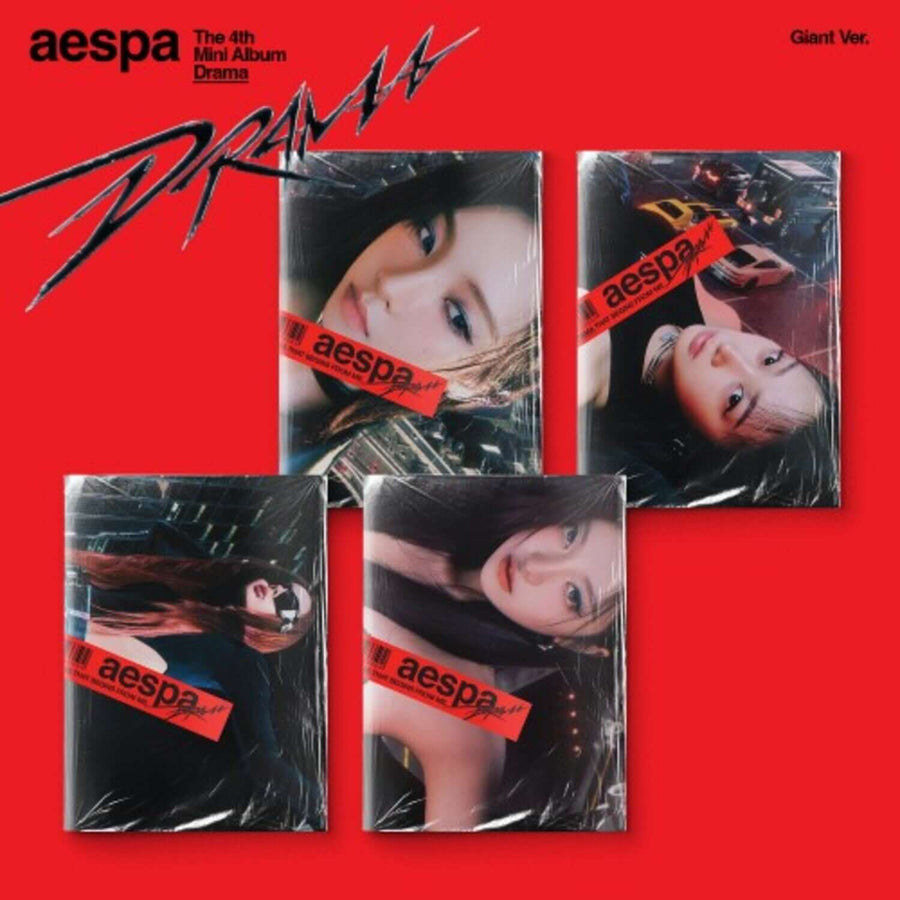 Aespa - 4th Album [Drama] (Giant Ver.) (全4種よりランダム1種) - Kpopアルバム