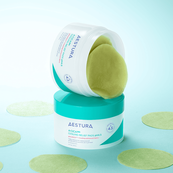 AESTURA Acica 365 Cooling Releif Pad pH 4.5 110ml (60 sheets)