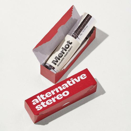 ALTERNATIVE STEREO Acoustic Matt Balm in red packaging