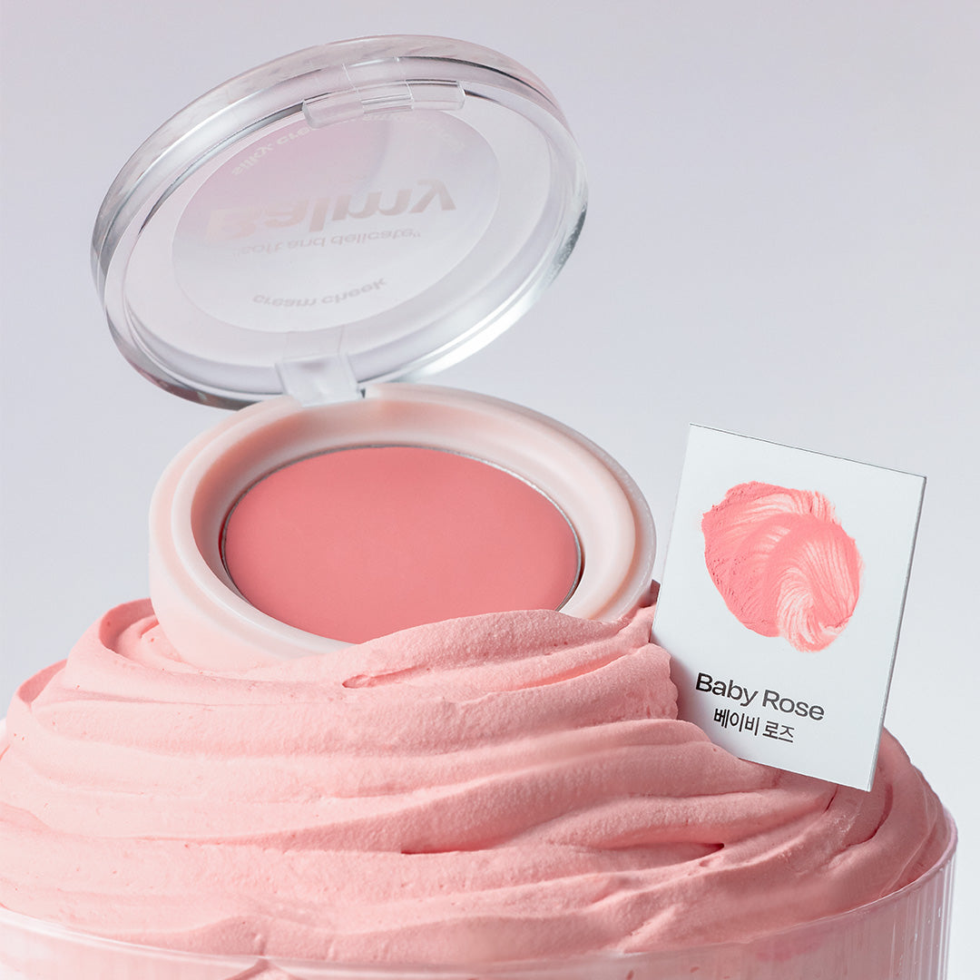 ALTERNATIVE STEREO Balmy Cream Cheek in Baby Rose color showcased in stylish packaging