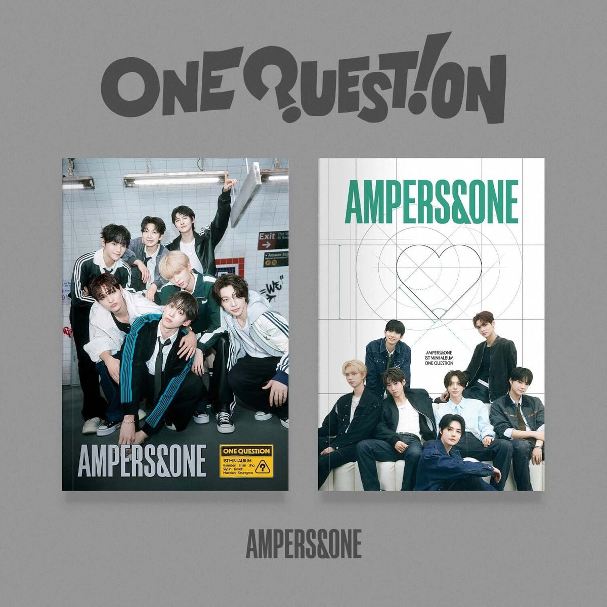 AMPERS&ONE - 1st Album[ONE QUESTION] (Set of 2) - Kpop Album | Kool Seoul - Buy Kpop Albums Online