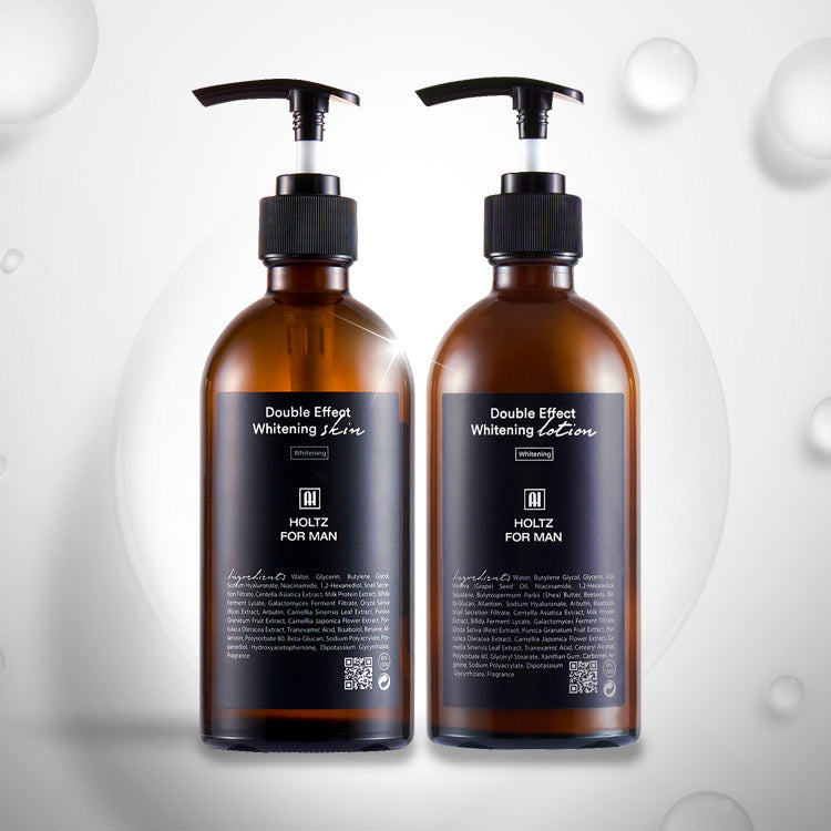ANNA HOLTZ For Men Whitening Skin Lotion 300ml 2 Pieces - Gentleman Korea premium Korean men’s whitening lotion set