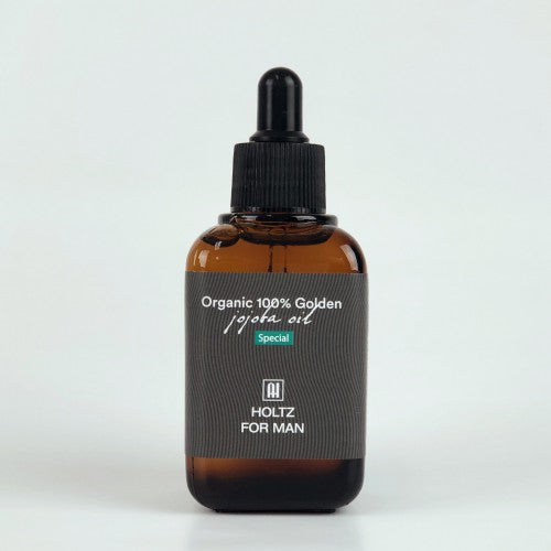 ANNA HOLTZ For Men 100% Golden Jojoba Oil 60ml - Gentleman Korea brown dropper bottle for men skincare