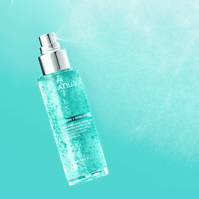 ANUA PDRN Hyaluronic Acid Moisture Capsule Mist 100ml in a spray bottle.