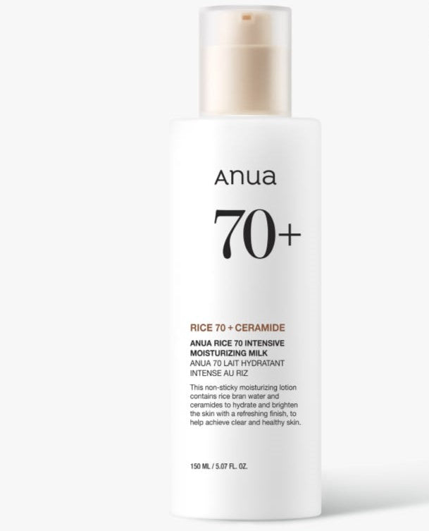 Anua 米 70 + セラミド 集中保湿乳液 150ml