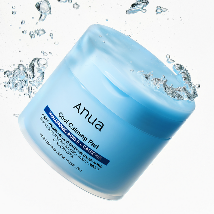 ANUA 8 Hyaluronic Acid Catechin Calming Pads 110 Pads