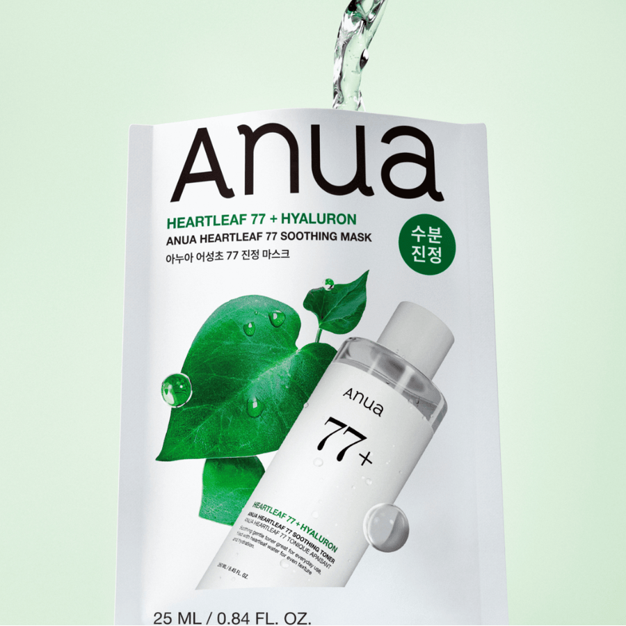 Anua ヒートフリーフ77＋ヒアルロン スージングマスク