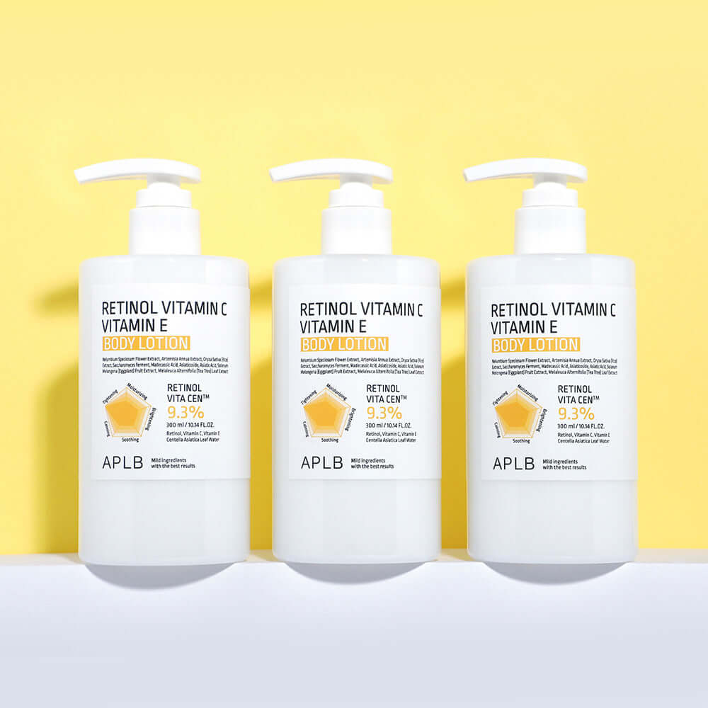 Aplb Retinol Vitamin C Vitamin E Body Lotion 300ml