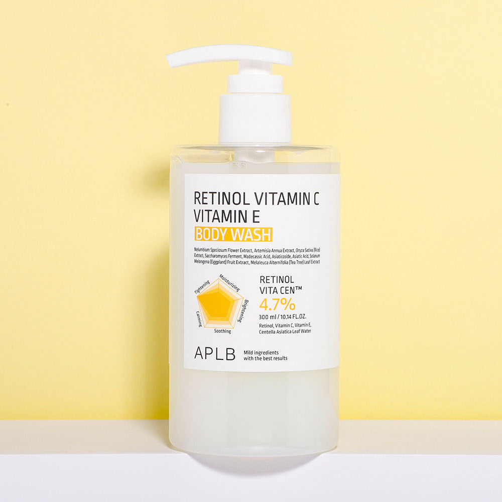Aplb Retinol Vitamin C Vitamin E Body Wash 300ml