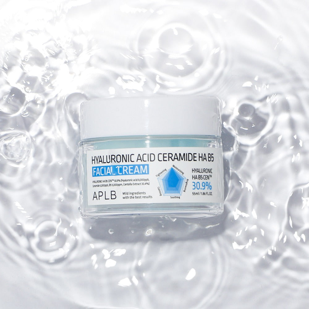 Aplb Hyaluronic Acid Ceramide Ha B5 Facial Cream 55ml