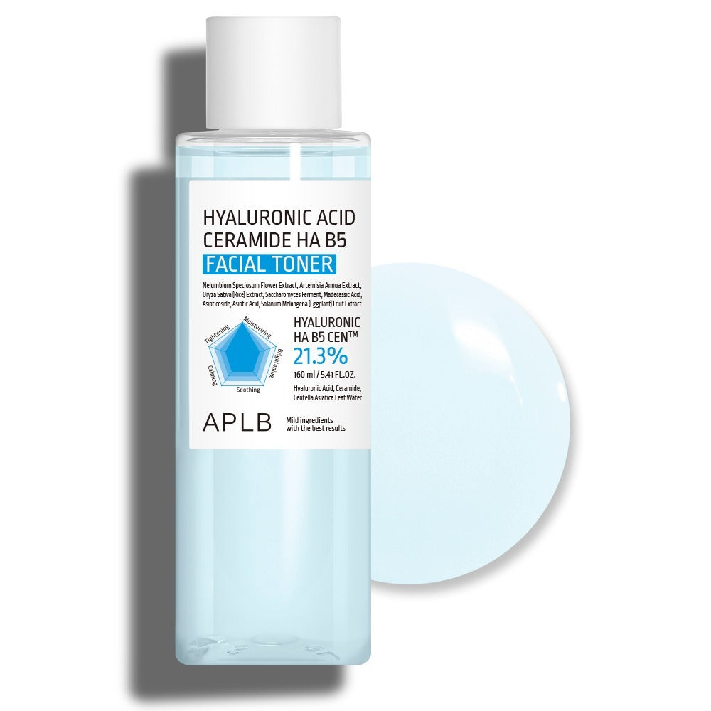 Aplb Hyaluronic Acid Ceramide Ha B5 Facial Toner 160ml