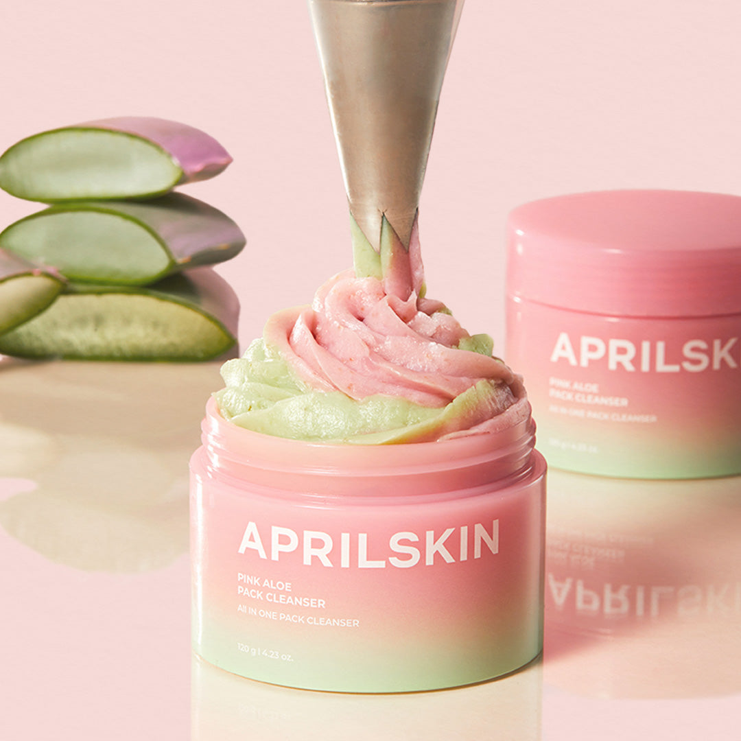 APRIL SKIN Pink Aloe Pack Cleanser disponible sur Ma petite Coree, ton Eshop 100% K-beauty en direct de Seoul