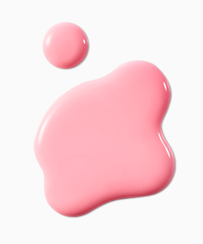 Texture of APRILSKIN TXA Niacinamide 99 Milky Toner 150ml showing glossy pink liquid drop.