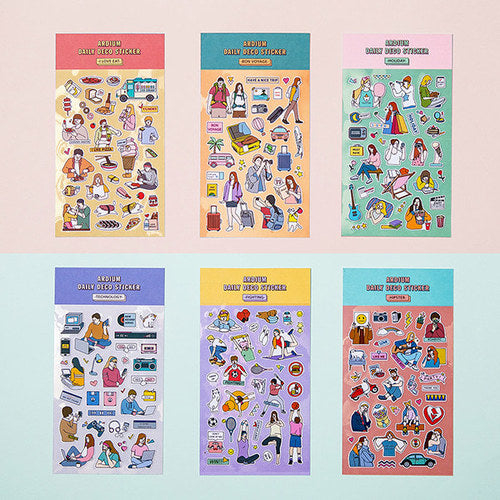 ARDIUM Daily Deco Stickers | Kool Seoul