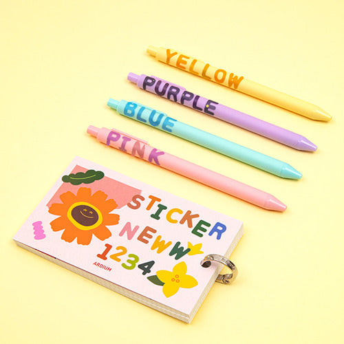 ARDIUM My Color Alphabet Stickers | Kool Seoul