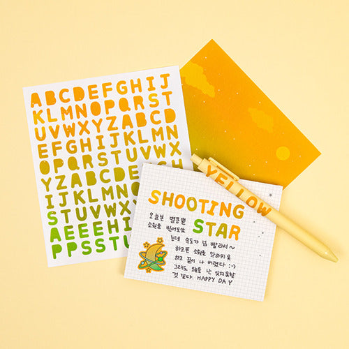 ARDIUM My Color Alphabet Stickers | Kool Seoul