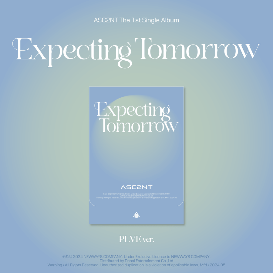 Asc2nt - 1st Album [Expecting Tomorrow] (Plve Ver.) - Kpopアルバム