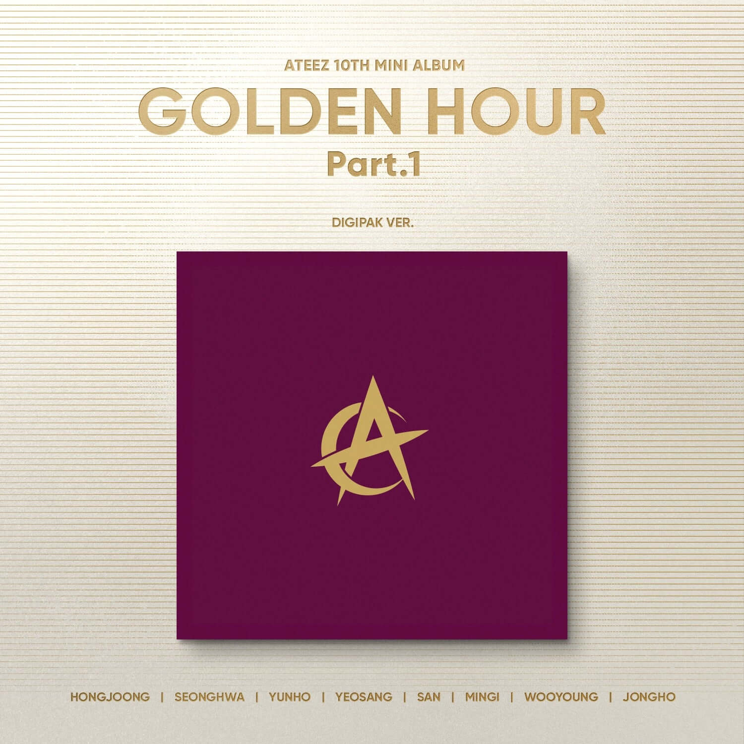 ATEEZ - 10th Album [GOLDEN HOUR : Part.1] (Digipak VER.) (Ra | Kool Seoul - Buy Kpop Albums Online