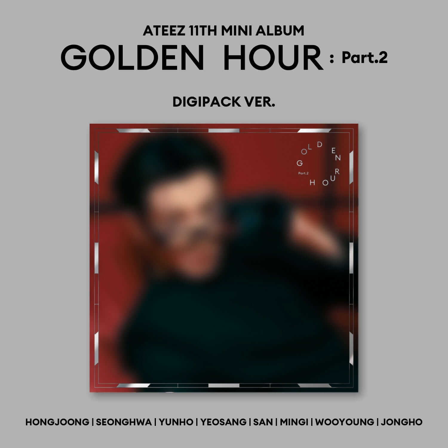 ATEEZ - 11th Album [GOLDEN HOUR : Part.2] (Digipack ver.) (R | Kool Seoul - Buy Kpop Albums Online