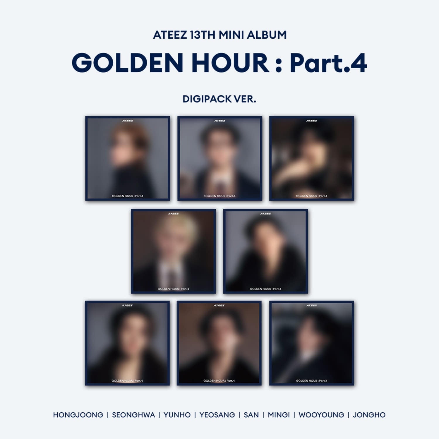 ATEEZ - [GOLDEN HOUR : Part.4] (DIGIPACK VER.) (Random 1 of  | Kool Seoul - Buy Kpop Albums Online