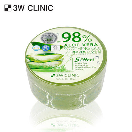 3W CLINIC Aloe Vera Soothing Gel 300g