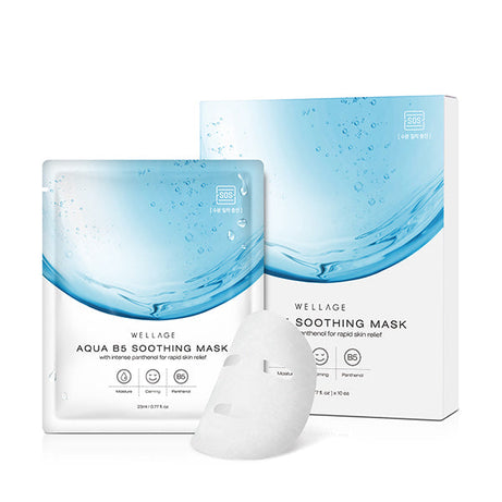 WELLAGE Aqua B5 Soothing Mask Set of 5 on sales on our Website !