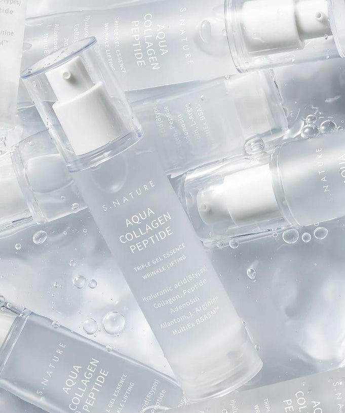 S.NATURE Aqua Collagen Peptide Triple Gel Essence 50ml | Kool Seoul