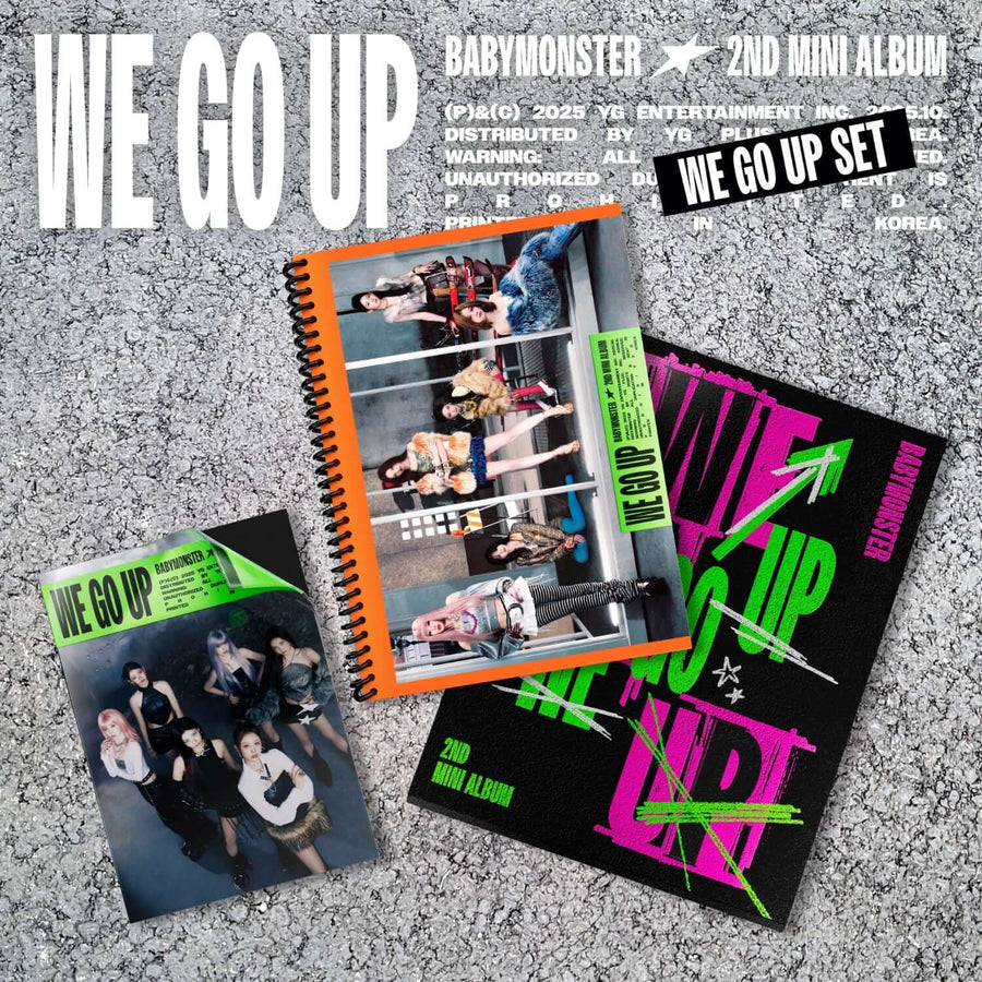 Babymonster - 2ndミニアルバム [We Go Up] セット - Kpopアルバム