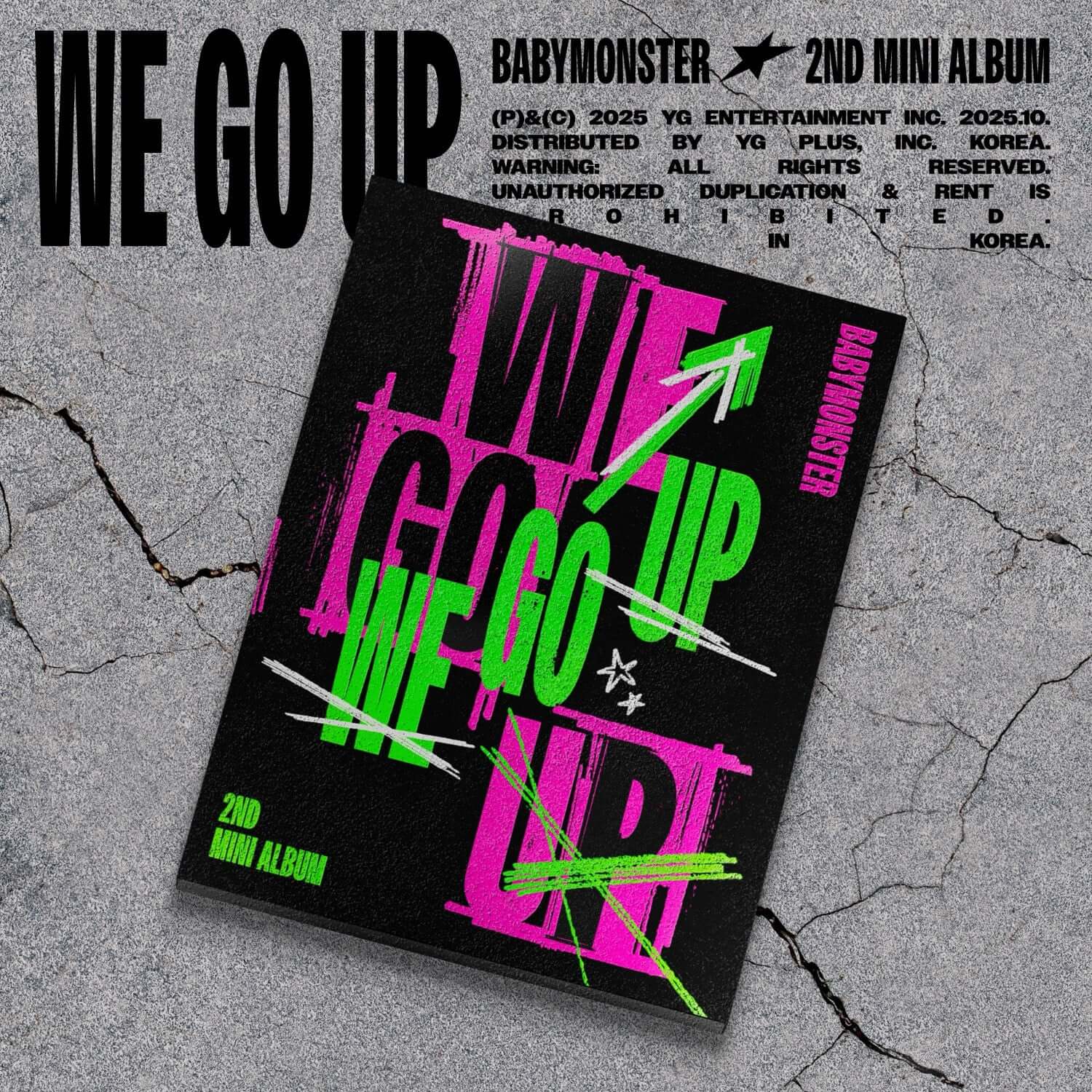 BABYMONSTER - 2nd MINI ALBUM [WE GO UP] UP Ver. - Kpop Album | Kool Seoul - Buy Kpop Albums Online
