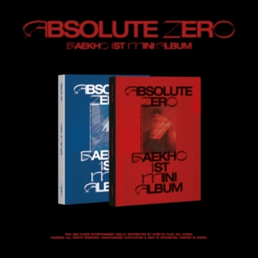 Baekho - ベクホ 1st Mini Album [Absolute Zero] (2種のうちランダム1種) - Kpopアルバム