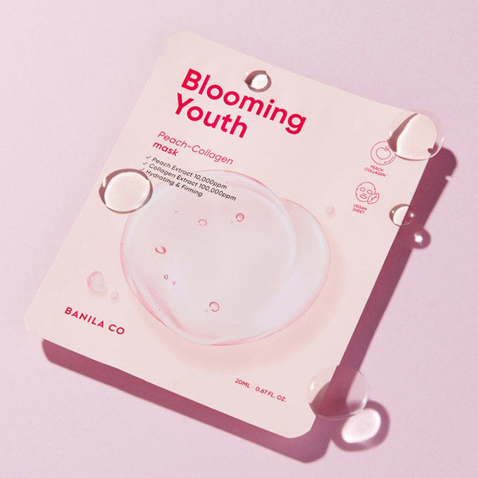 BANILA CO Blooming Youth Peach-Collagen Mask | Kool Seoul
